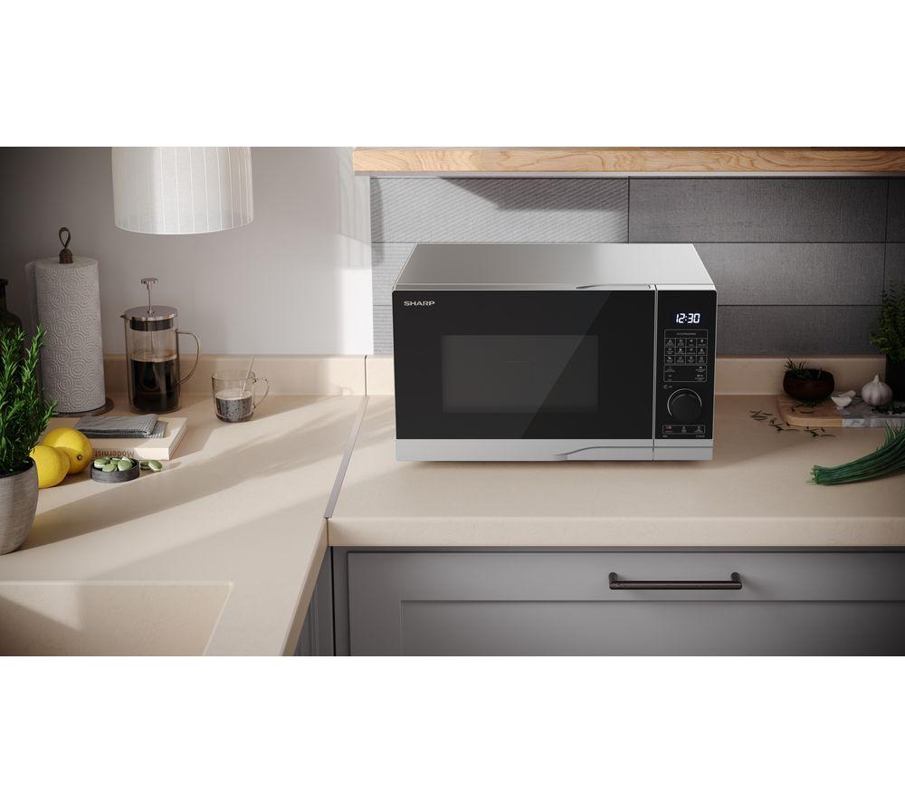 SHARP YC-PG284AU-S Microwave with Grill - Silver image number 2 of 6