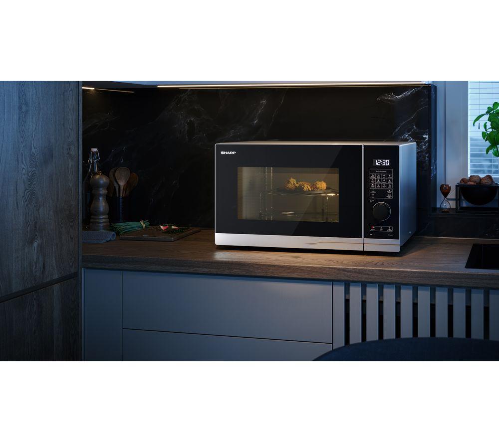 SHARP YC-PG284AU-S Microwave with Grill - Silver image number 6 of 6