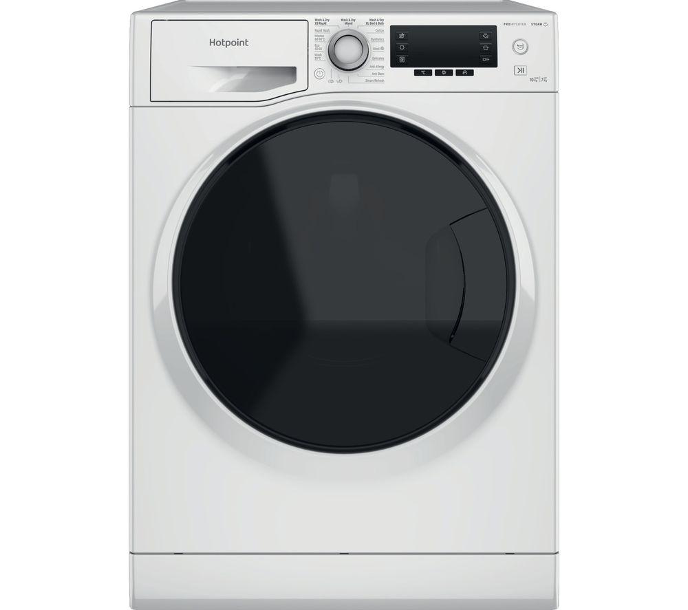 HOTPOINT NDD 10726 DA UK 10 kg Washer Dryer – White, White