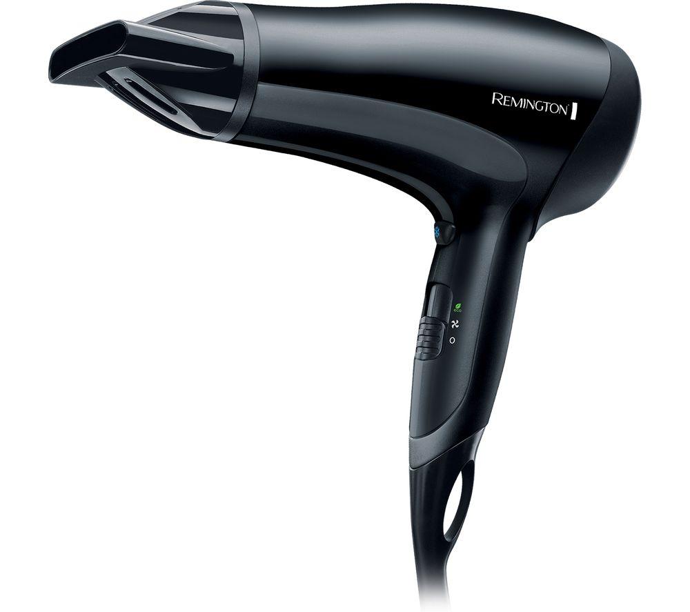 REMINGTON Power Dry D3010 Hair Dryer - Black, Black