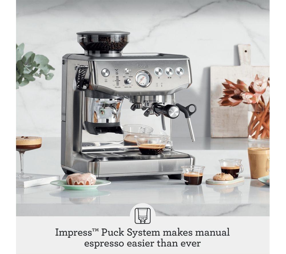 SAGE The Barista Express Impress SES876 Bean to Cup Coffee Machine - Stainless Steel image number 4 of 9