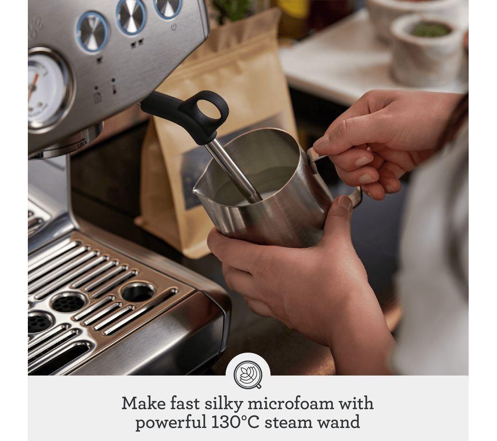 SAGE The Barista Express Impress SES876 Bean to Cup Coffee Machine - Stainless Steel image number 6 of 9