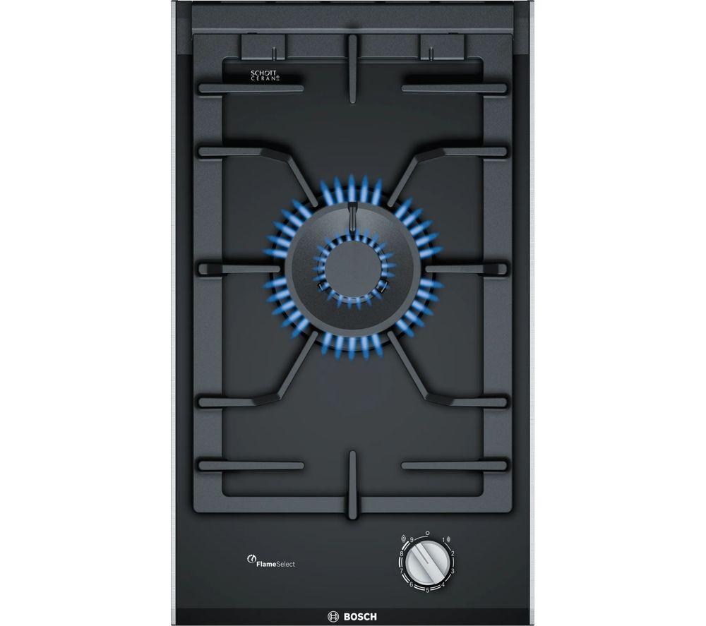 BOSCH Serie 8 PRA3A6B70 31 cm Gas Domino Hob - Black, Black