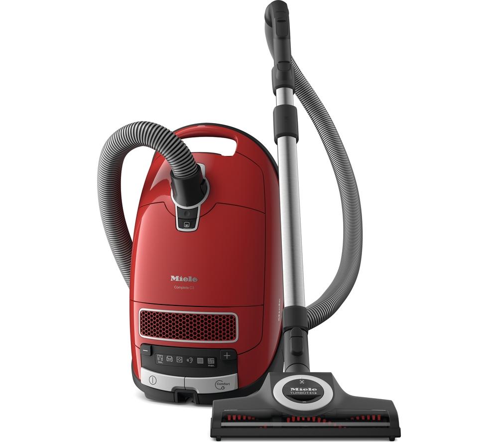 MIELE Complete C3 Cat & Dog Cylinder Vacuum Cleaner - Red, Red