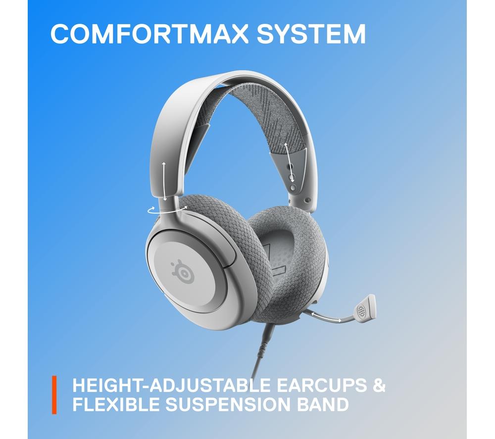 STEELSERIES Arctis Nova 1P Gaming Headset - White image number 7 of 15