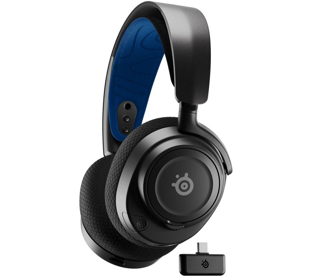 STEELSERIES Arctis Nova 7P 7.1 Gaming Headset - Black & Blue, Black,Blue