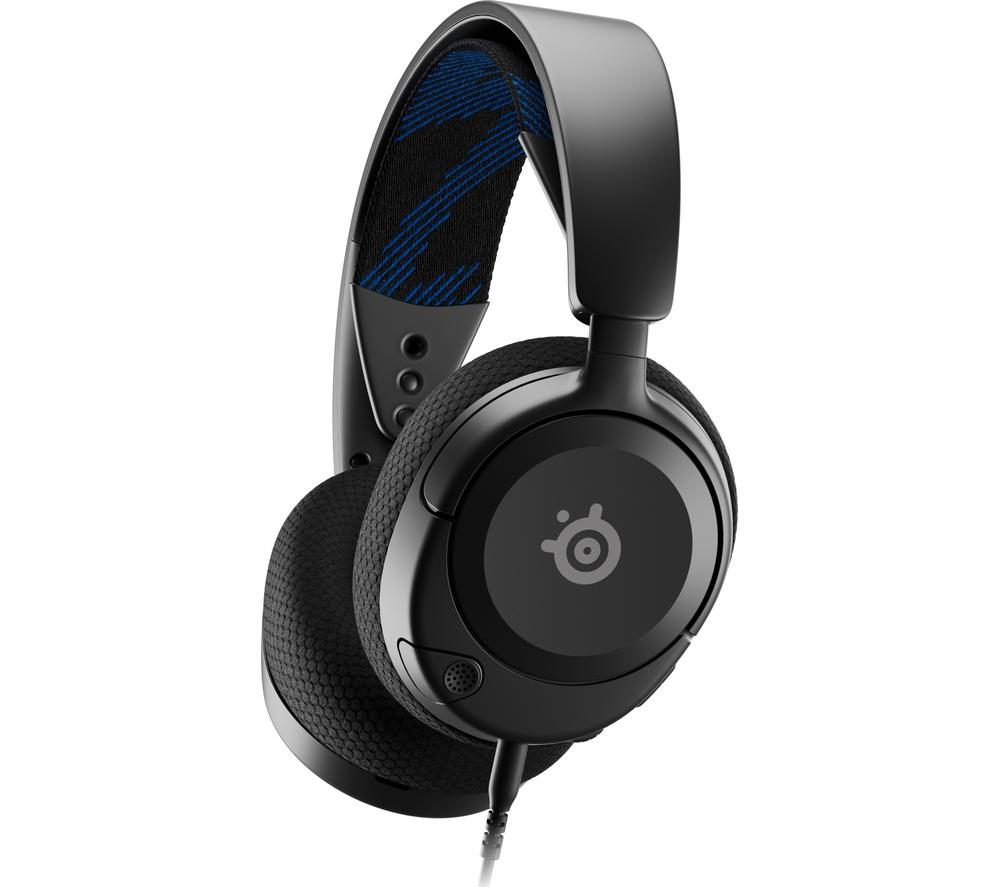 STEELSERIES Arctis Nova 1P 7.1 Gaming Headset - Black & Blue, Black,Blue