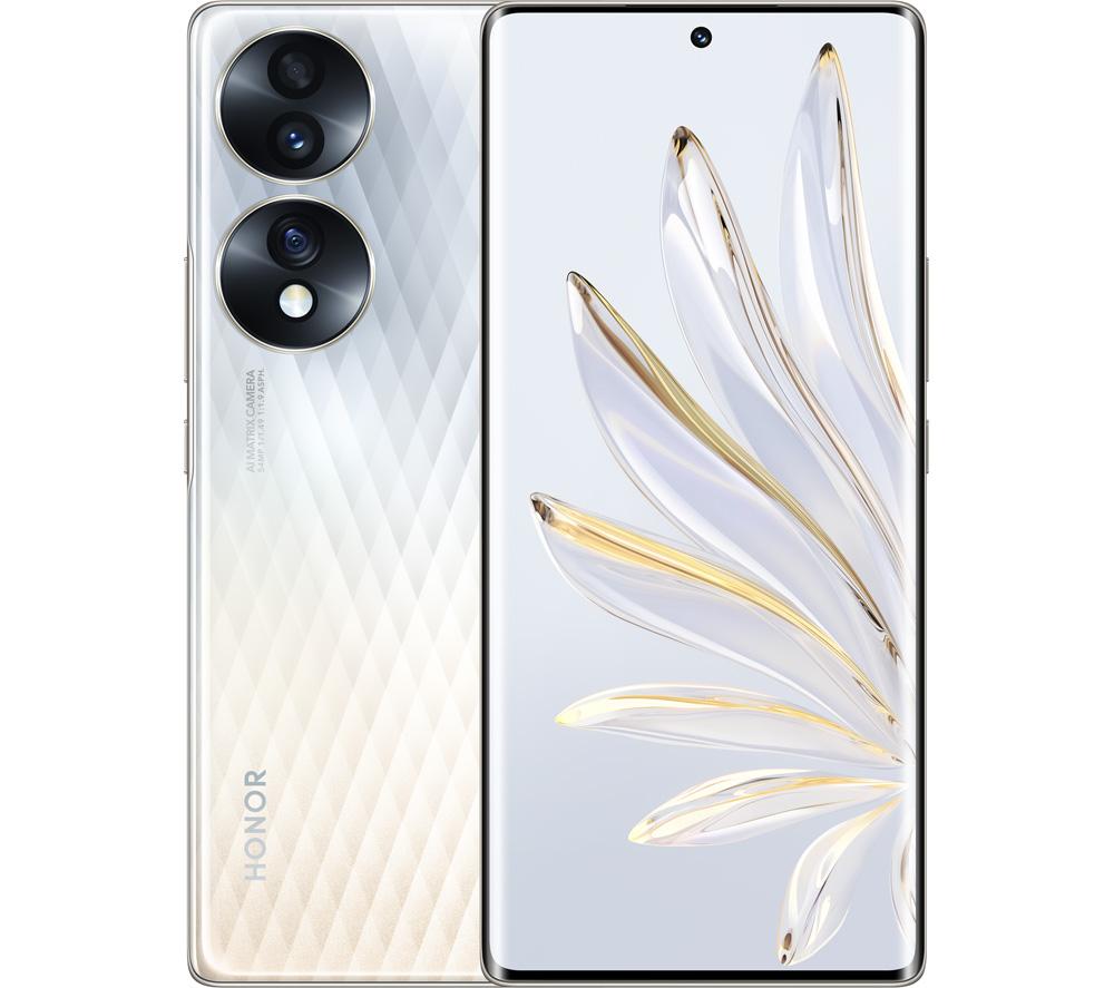 Buy HONOR 70 - 128 GB, Crystal Silver | CurrysIE