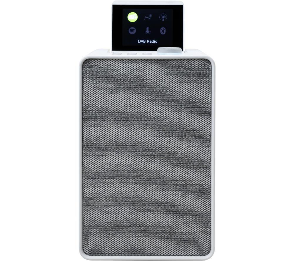 PURE Evoke Spot DAB? Smart Bluetooth Radio - White, Silver/Grey,White