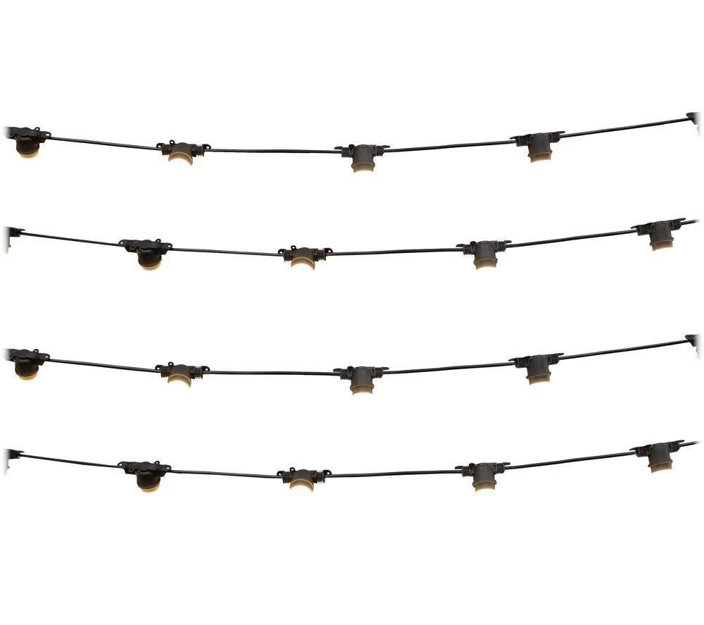 Image of GARDENKRAFT 71599 Outdoor LED String Lights - 20 Bulbs