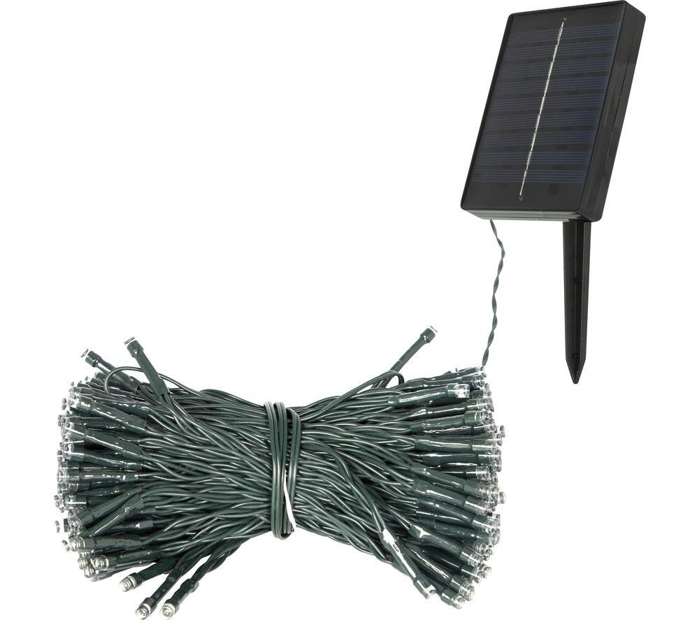 Image of GARDENKRAFT 25739 Outdoor Solar LED String Lights - White, 2-Pack