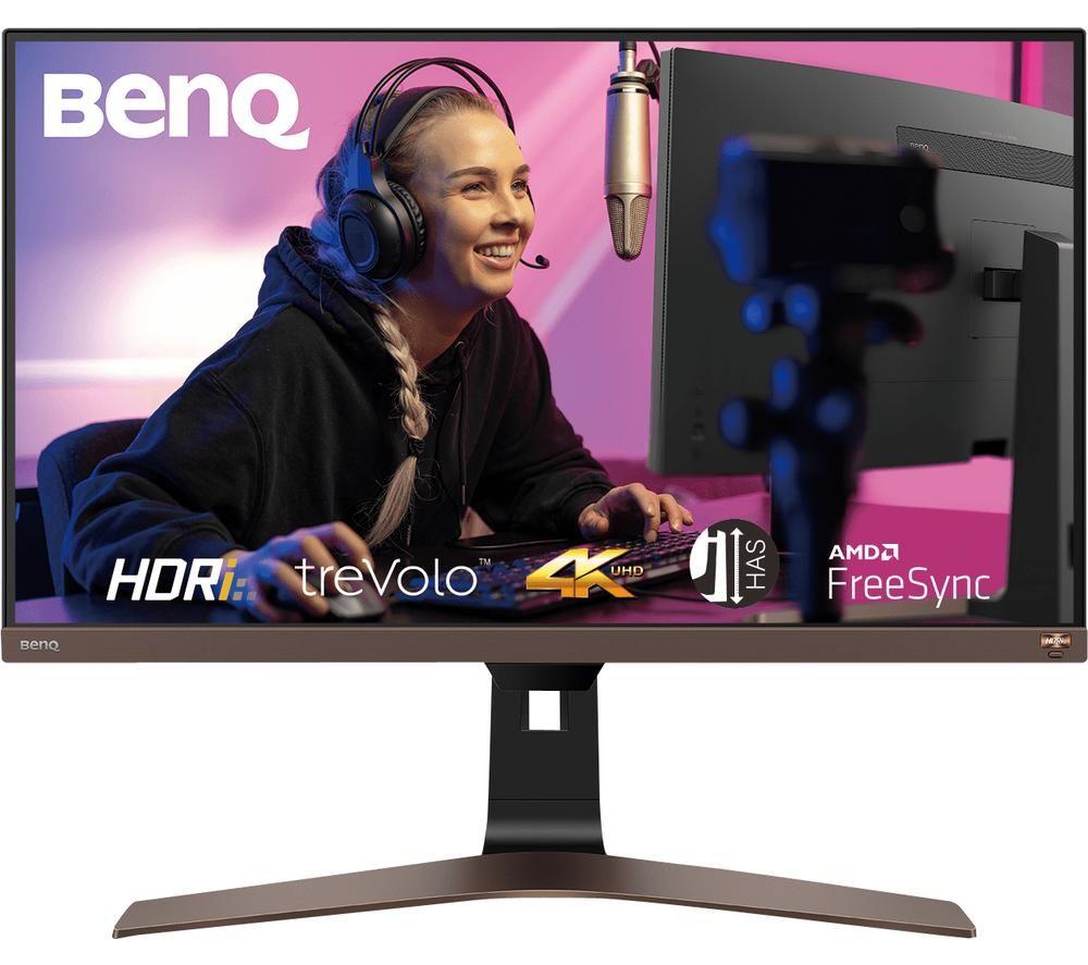 Buy BENQ EW2880U 4K Ultra HD 28 IPS Monitor - Black & Brown