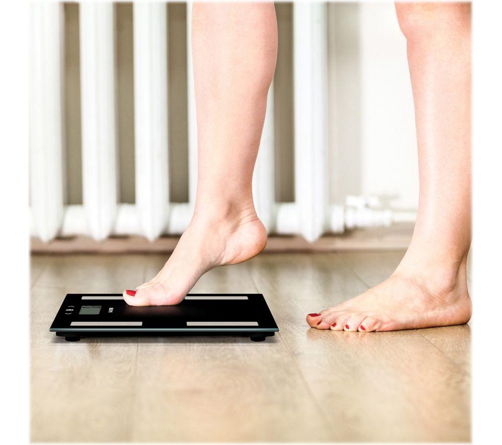 SALTER Glass Analyser 9150 BK3R Bathroom Scales - Black image number 6 of 6