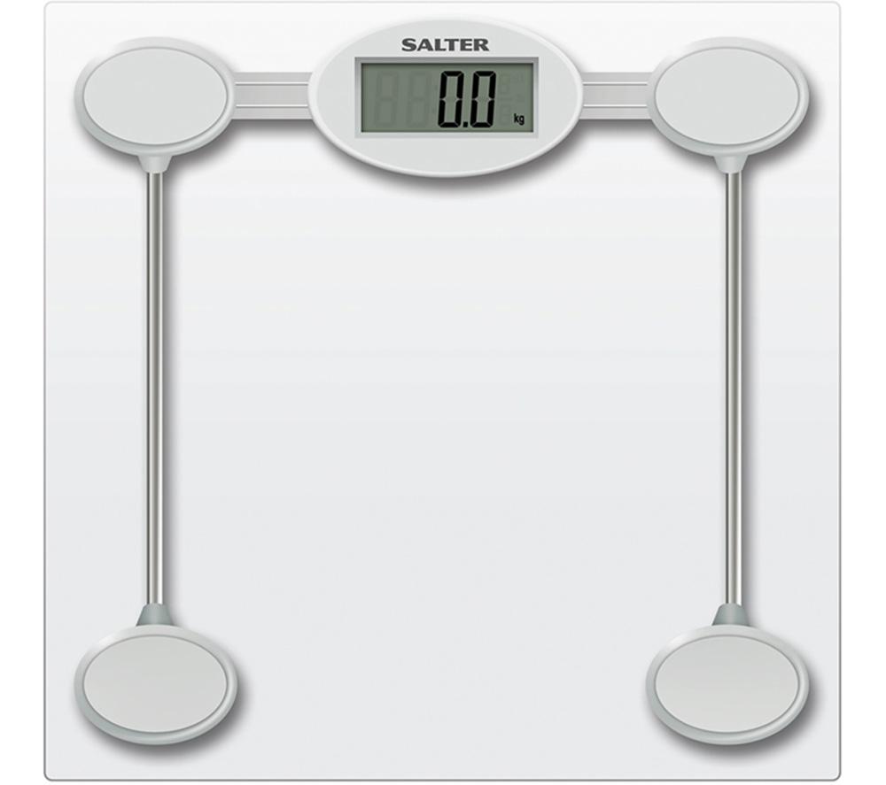 Salter 9018S Sv3r Bathroom Scales - Silver, Silver/Grey