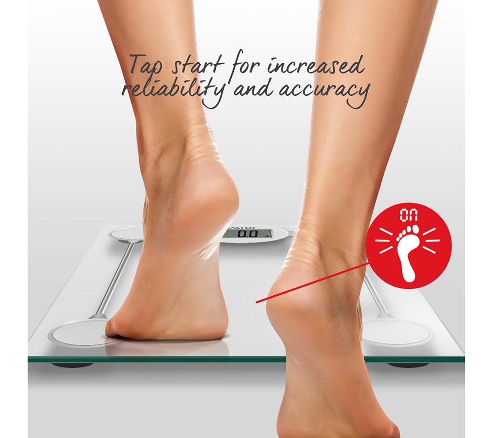 SALTER 9018S SV3R Bathroom Scales - Silver image number 2 of 6
