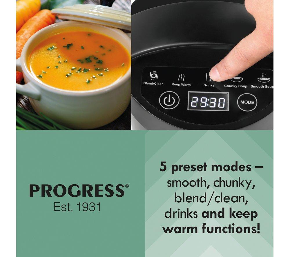 SALTER EK5118 Digital Soup & Smoothie Maker - Stainless Steel image number 5 of 7