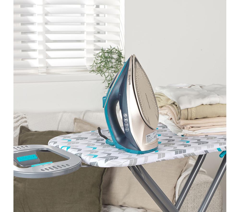 BELDRAY Duo Glide BEL01480-150 Steam Iron - Blue & Gold image number 2 of 8