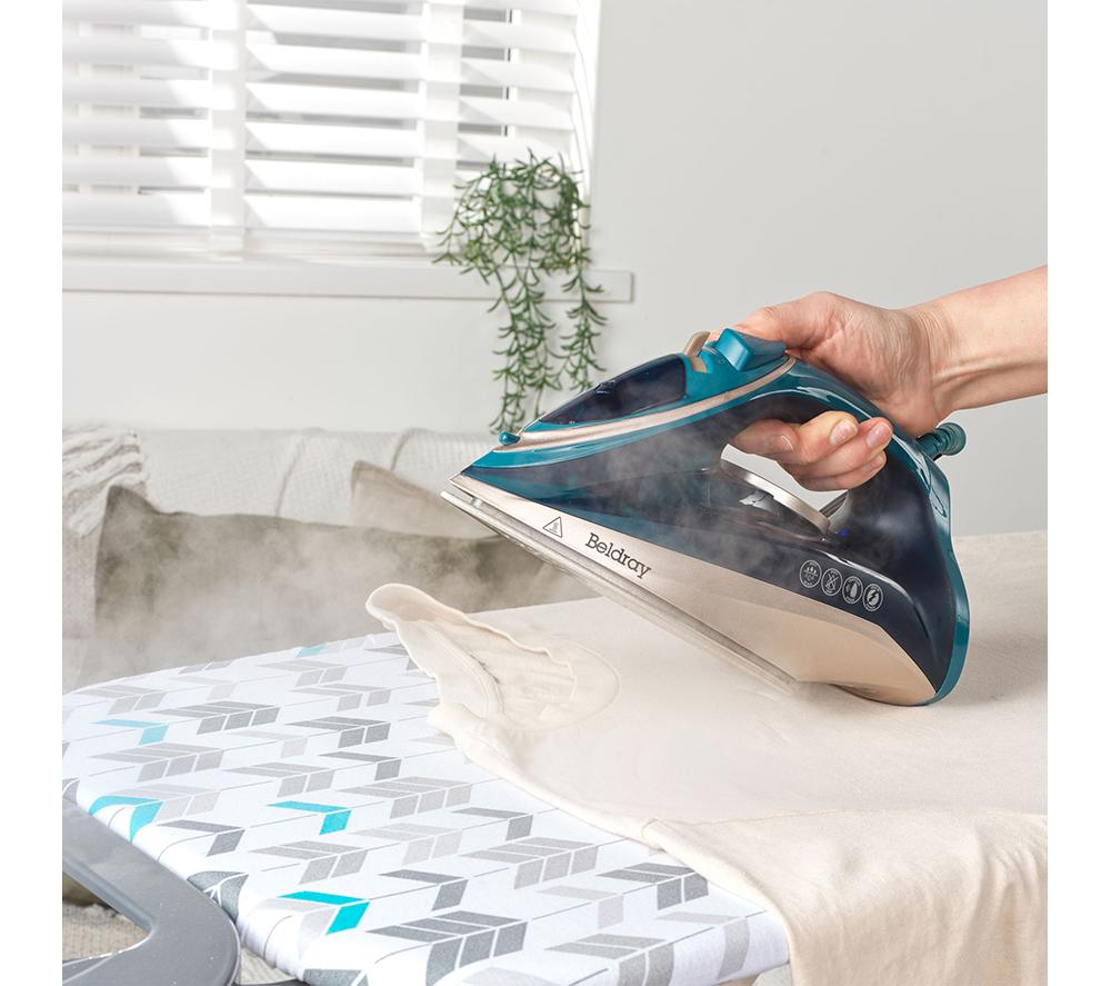 BELDRAY Duo Glide BEL01480-150 Steam Iron - Blue & Gold image number 3 of 8