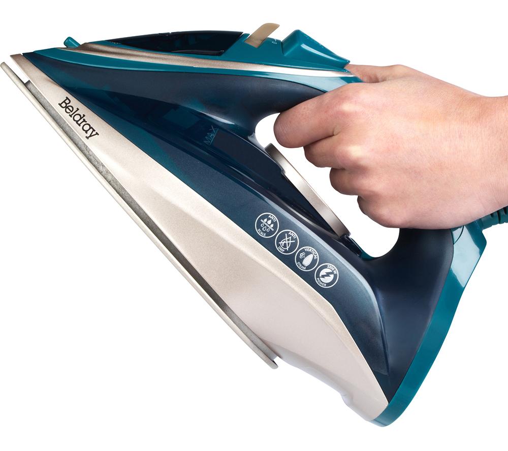 BELDRAY Duo Glide BEL01480-150 Steam Iron - Blue & Gold image number 7 of 8