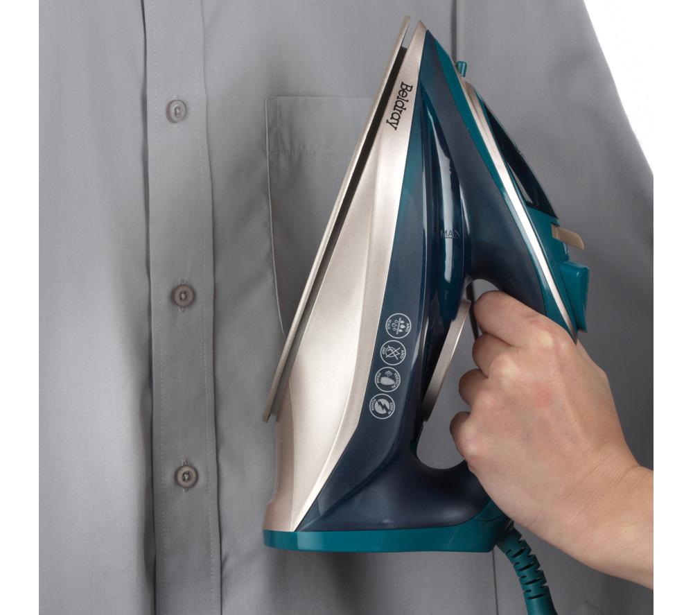 BELDRAY Duo Glide BEL01480-150 Steam Iron - Blue & Gold image number 8 of 8