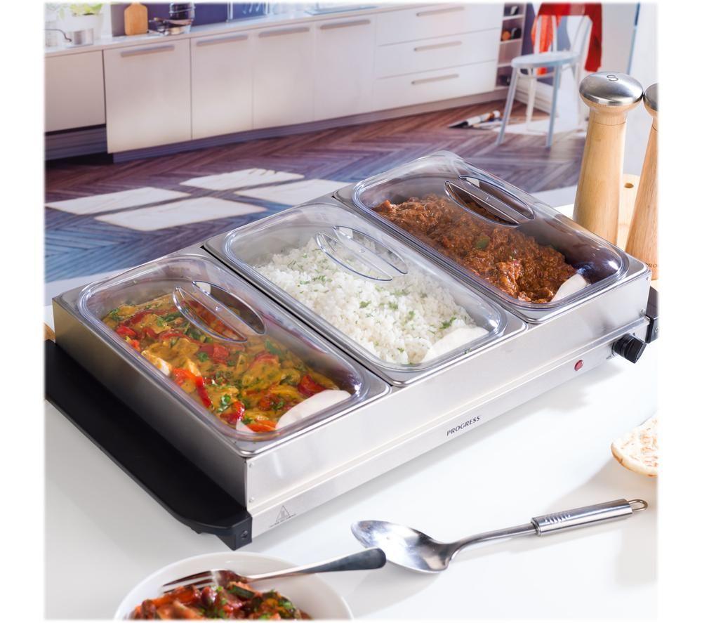 PROGRESS EK3665P Electric Buffet Server - Silver image number 8 of 9