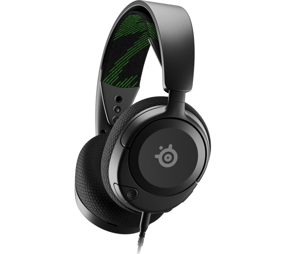 SteelSeries Arctis Nova 1X For Xbox - Multi-System Gaming Headset — Hi-Fi Drivers — 360° Spatial Audio — AirWeave Memory Foam Ear Cushions — Lightweight — Xbox, PC, PS5, PS4, Switch + Xbox Series X