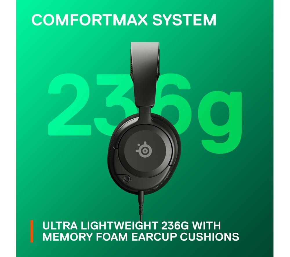 STEELSERIES Arctis Nova 1X 7.1 Gaming Headset - Black & Green image number 6 of 16