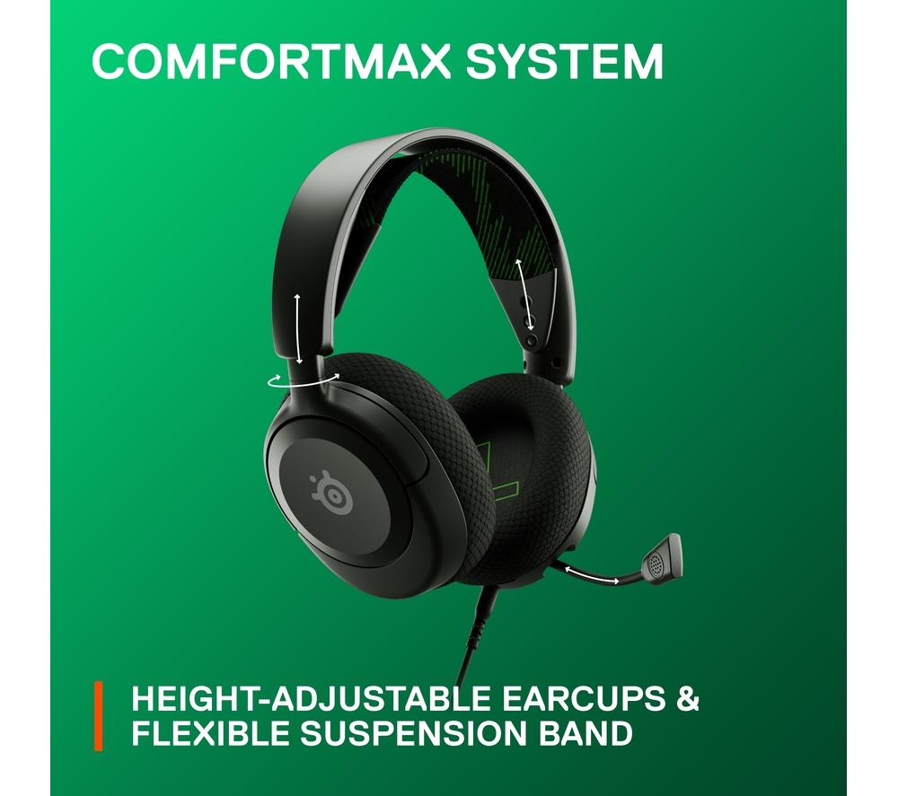STEELSERIES Arctis Nova 1X 7.1 Gaming Headset - Black & Green image number 7 of 16