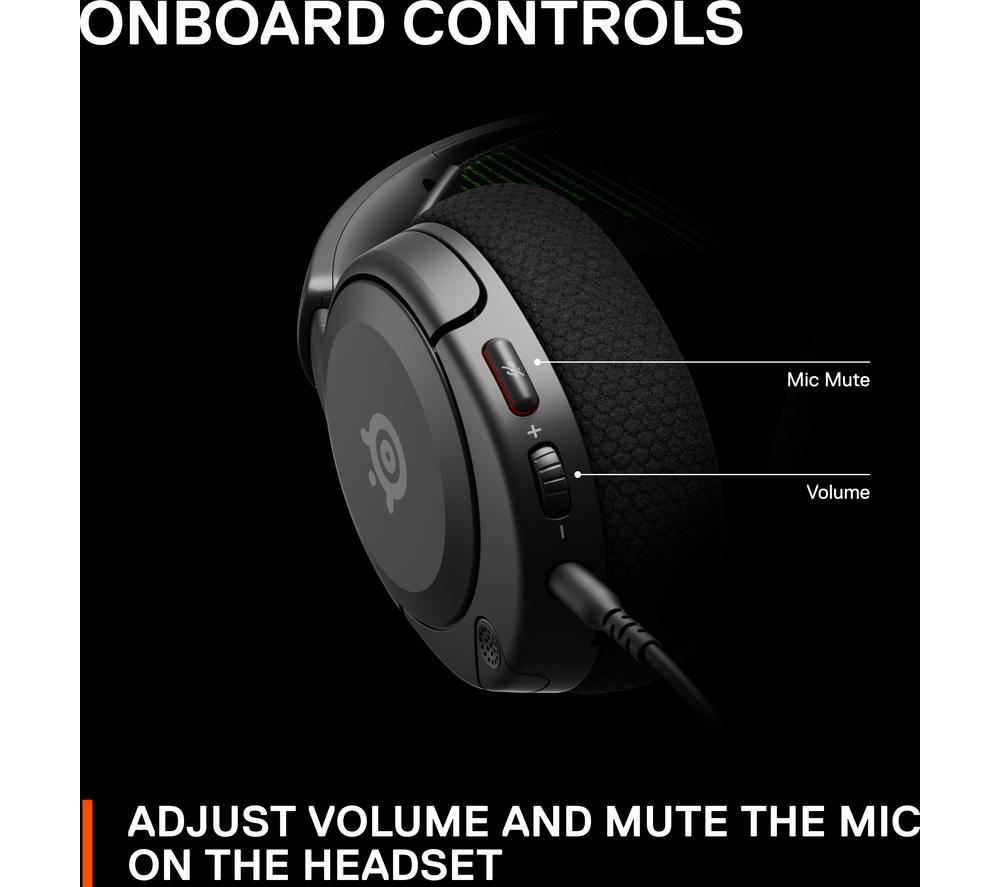 STEELSERIES Arctis Nova 1X 7.1 Gaming Headset - Black & Green image number 11 of 16