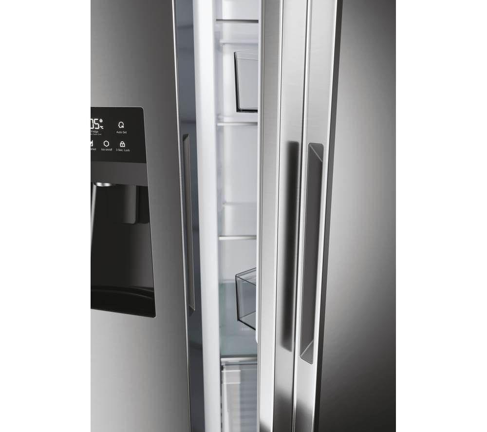 HAIER HSR5918DIMP American-Style Fridge Freezer - Platinum Inox image number 11 of 27