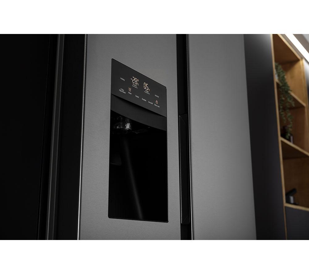 HAIER HSR5918DIMP American-Style Fridge Freezer - Platinum Inox image number 22 of 27