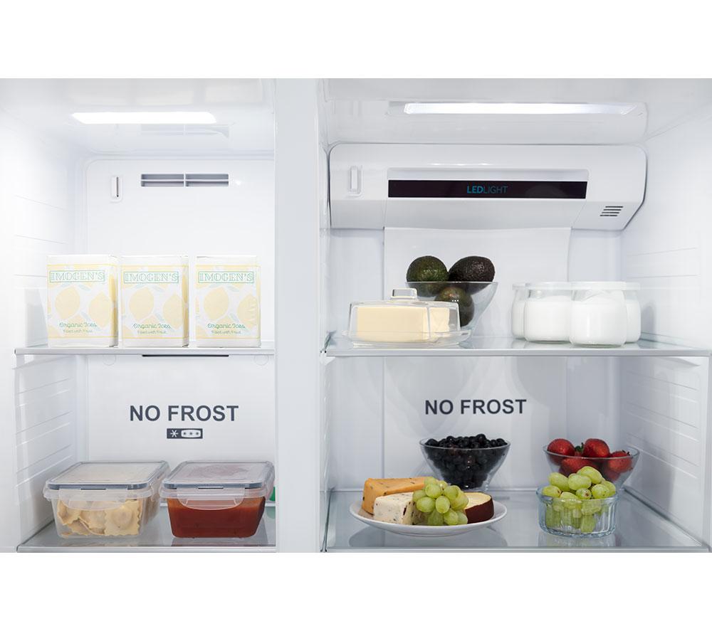 HAIER HSR5918DIMP American-Style Fridge Freezer - Platinum Inox image number 25 of 27