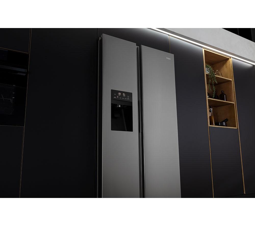 HAIER HSR5918DIMP American-Style Fridge Freezer - Platinum Inox image number 26 of 27