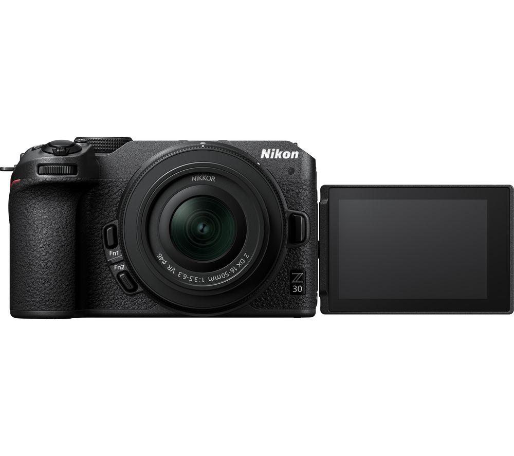 NIKON Z 30 Mirrorless Camera with NIKKOR Z DX 16-50 mm f/3.5-6.3 VR & 50-250 mm f/4.5-6.4 VR Lens image number 7 of 8
