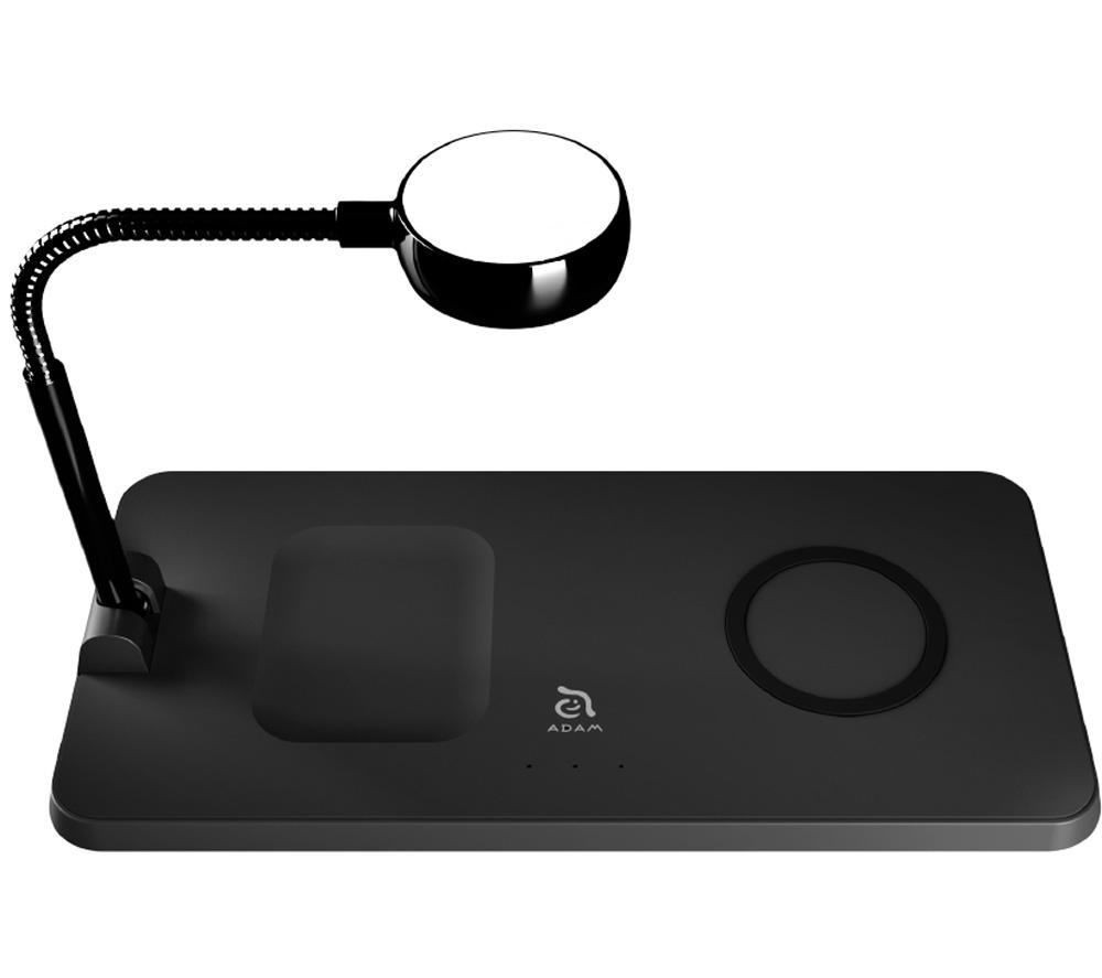 Image of ADAM ELEMENTS OMNIA Q3 3-in-1 Qi Wireless Charger, Black