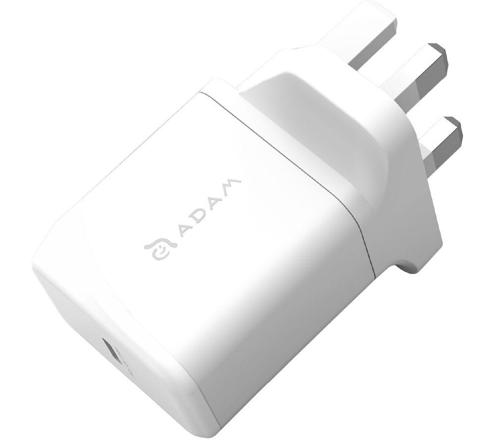 Buy ADAM ELEMENTS OMNIA F1 20 W Universal USB TypeC Plug Charger White Currys