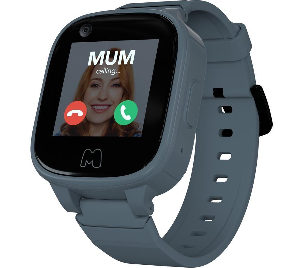 MOOCHIES Connect 4G Kids' Smart Watch - Grey, Silver/Grey