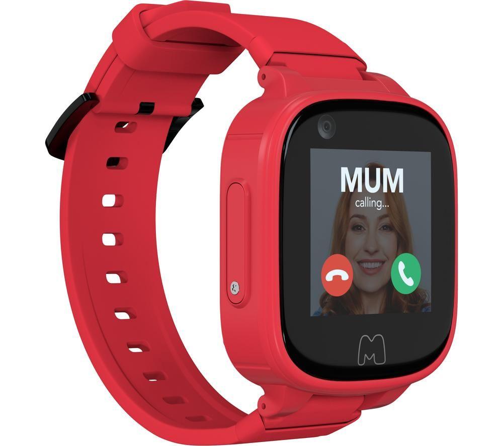 MOOCHIES Connect 4G Kids' Smart Watch - Red, Red