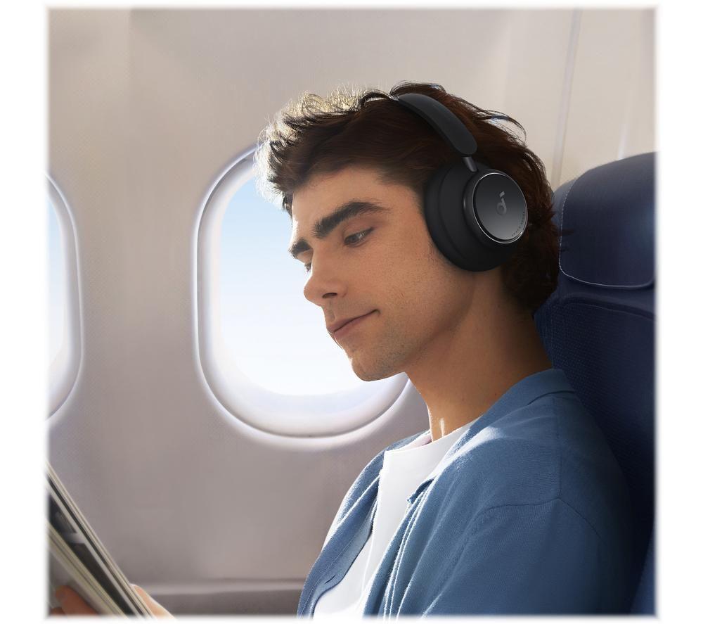 Soundcore by Anker Space Q45 Adaptive Active Noise Cancelling Headphones,  Reduce Noise by Up to 98%, 50H Playtime, App Control, LDAC Hi-Res Wireless  Audio, Comfortable Fit, Clear Calls, Bluetooth 5.3