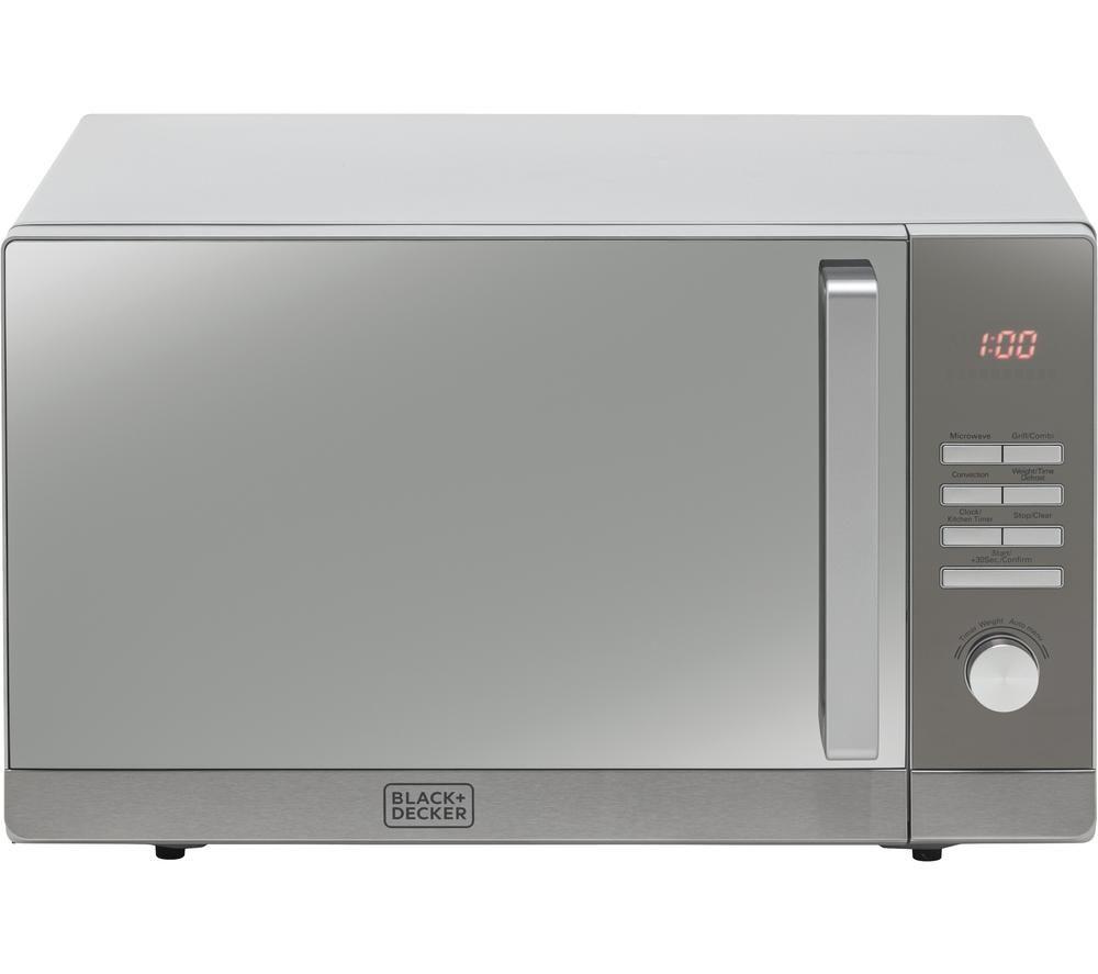 BLACK  DECKER BXMZ24038GB Combination Microwave - Stainless Steel, Stainless Steel