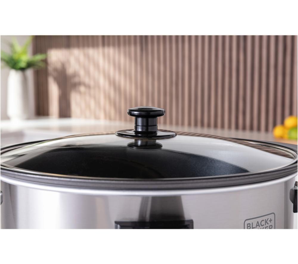 Buy BLACK + DECKER BXSC16045GB Slow Cooker - Stainless Steel