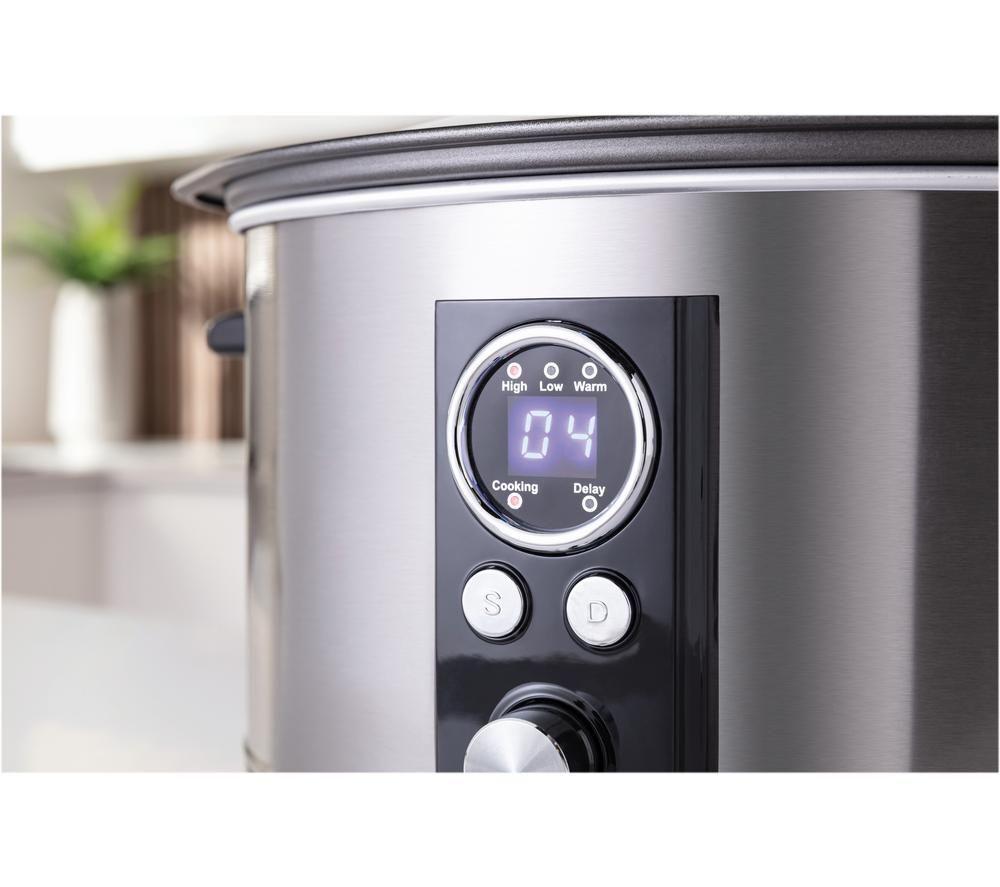 Buy BLACK + DECKER BXSC16045GB Slow Cooker - Stainless Steel