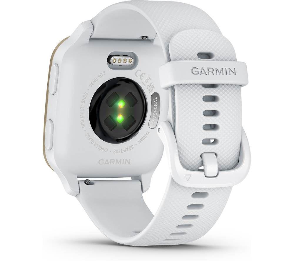GARMIN Venu Sq 2 - White & Cream Gold image number 8 of 10