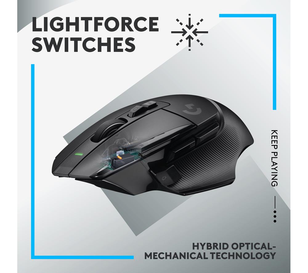 Logitech G502 LIGHTSPEED Wireless Gaming Mouse - Black