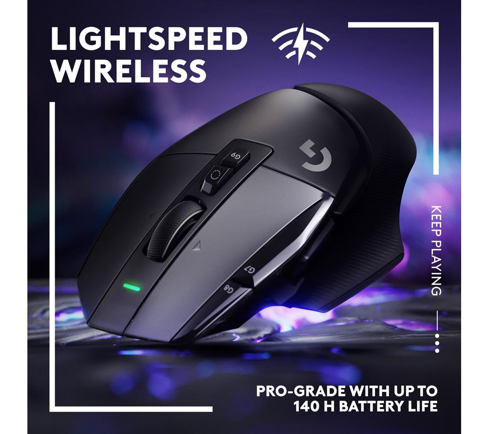 LOGITECH G502 X Lightspeed Wireless Optical Gaming Mouse - Black image number 3 of 7