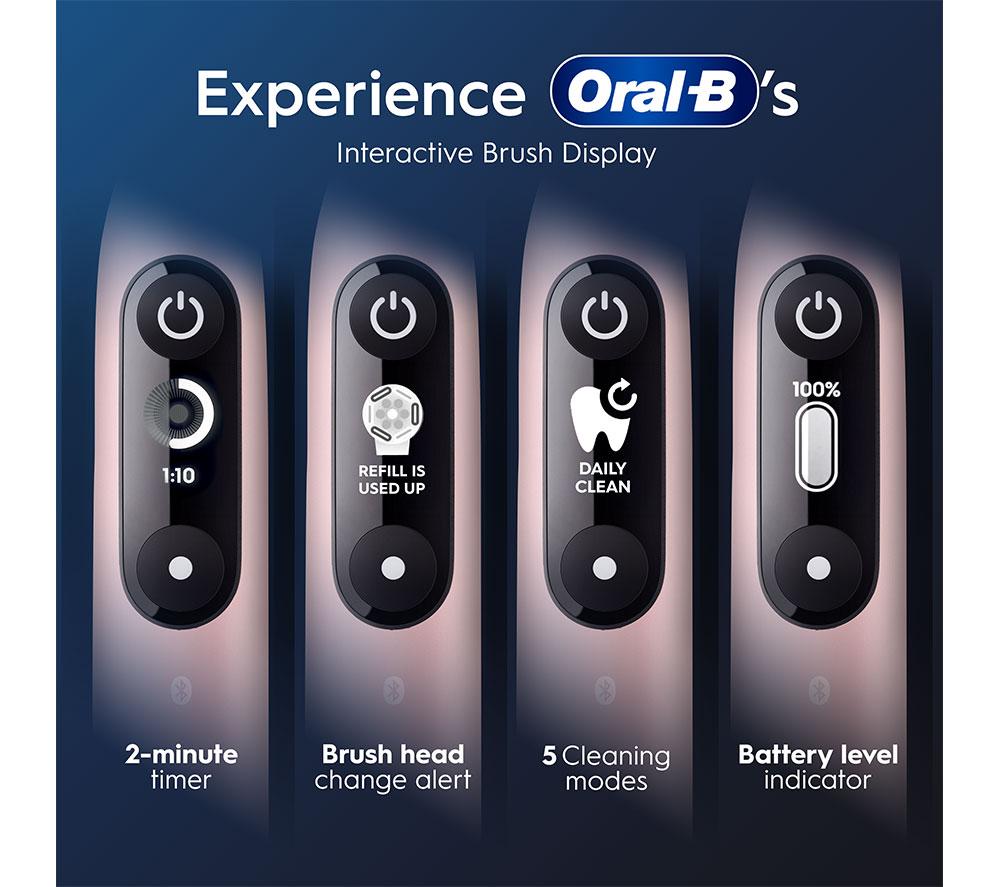 ORAL-B iO 6 Electric Toothbrush - Pink image number 4 of 15