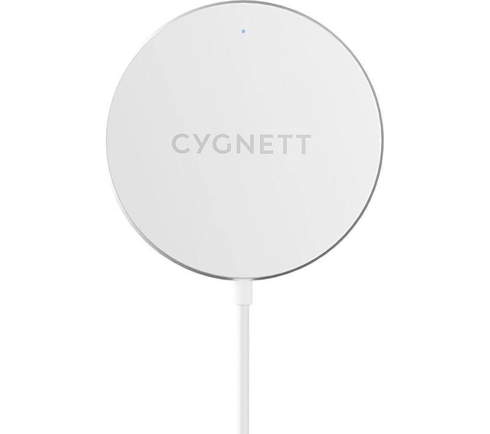 CYGNETT MagCharge USB Type-C Magnetic Wireless Charger - 2 m, White, White