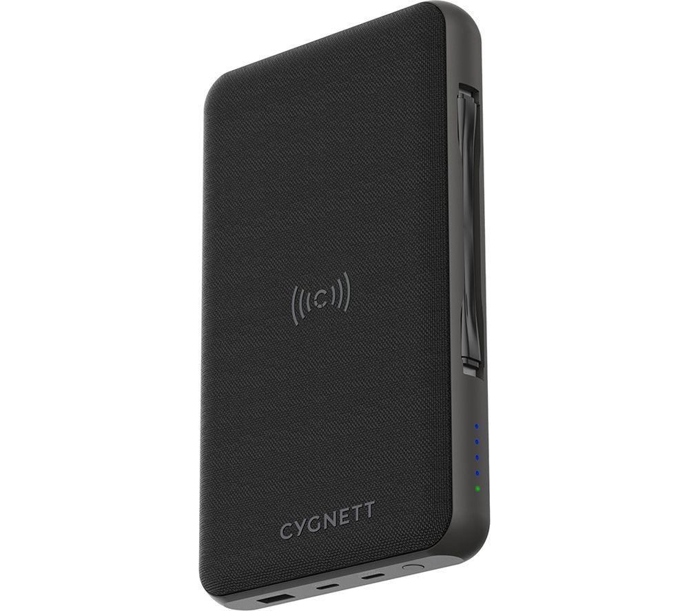 CYGNETT ChargeUp Edge Portable Power Bank - Black, Black