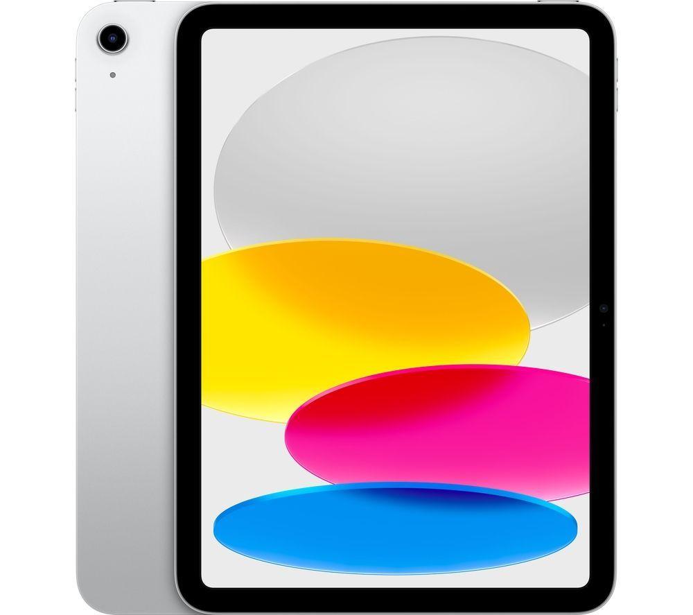 APPLE 10.9 iPad (2022) - 64 GB, Silver, Silver/Grey