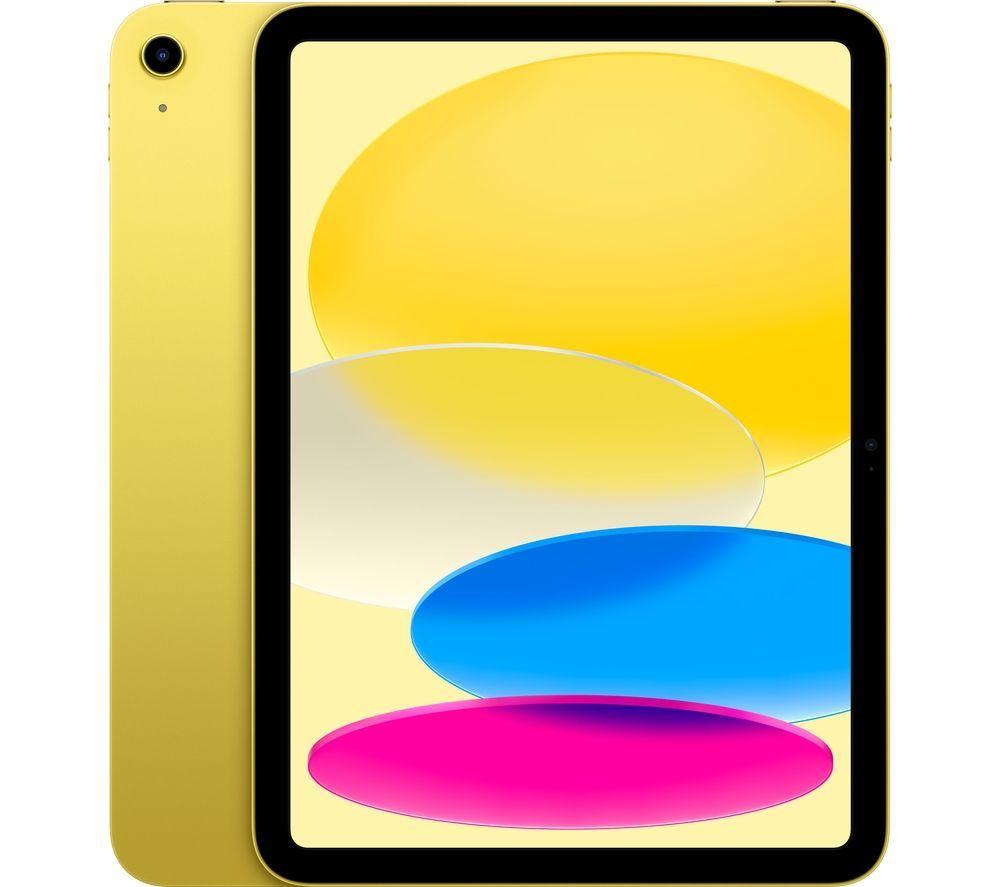 APPLE 10.9 iPad (2022) - 64 GB, Yellow, Yellow